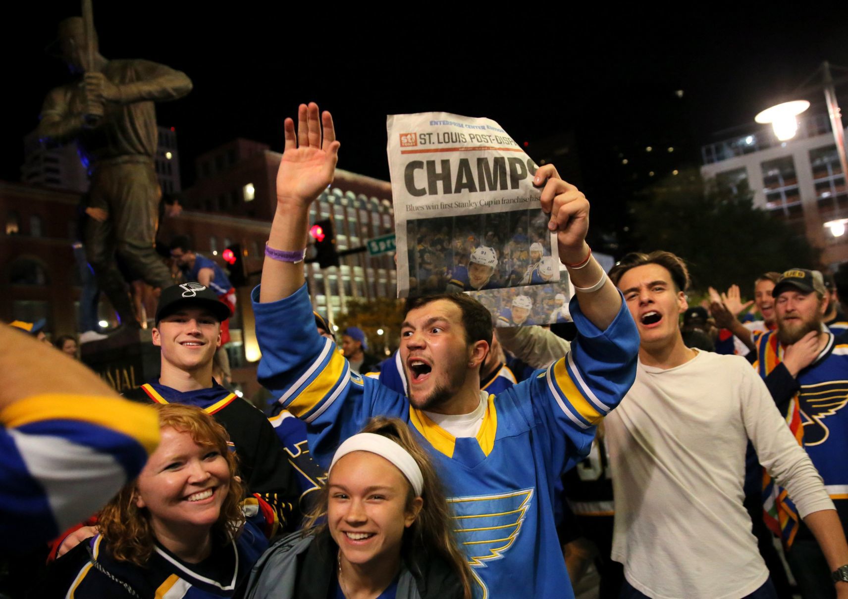 Stanley Cup Final Game 7 watch party at Busch Stadium